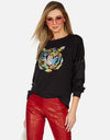 Sierra Neon Tiger Face Sweatshirt-Tops-Lauren Moshi-Max & Riley