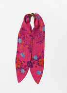 Kelly Scarf-Scarves-Tanya Taylor-Bright Pink/Army-Max & Riley