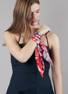 Kelly Scarf-Scarves-Tanya Taylor-Watermelon/Cobalt-Max & Riley