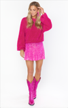 Vienna Sweater- Hot Pink Knit-Sweaters-Show Me Your Mumu-Max & Riley