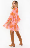 Viola Mini Dress- Retro Garden Mesh-Dresses-Show Me Your Mumu-Max & Riley
