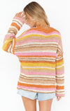 Sue Cuffed Sweater- Fall Stripe Knit-Sweaters-Show Me Your Mumu-Max & Riley